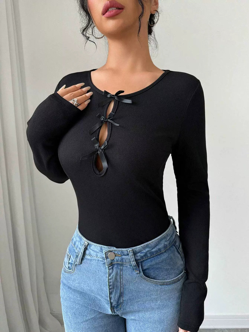 ZARA Women Summer Short Sleeve Round Neck Slim Fit Basic T Shirt
